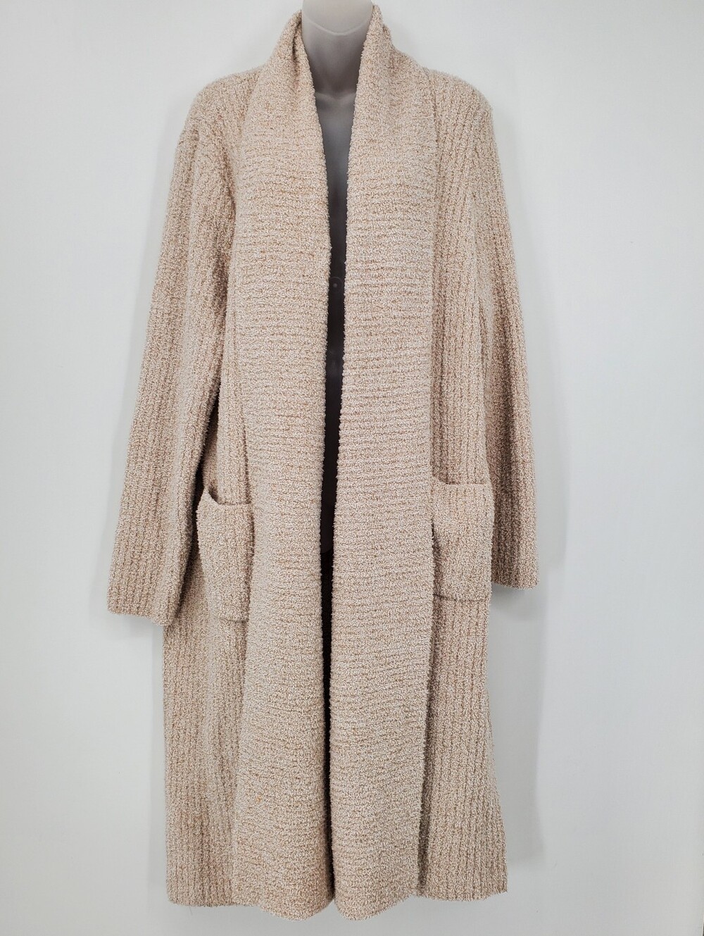 Barefoot Dreams Cozychic Chenille Cardigan Sweater Size Large
